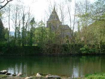 Vue de l'Abbaye St Rmi et de la Semoy