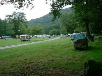 Vue du Camping des Rapides de Phades