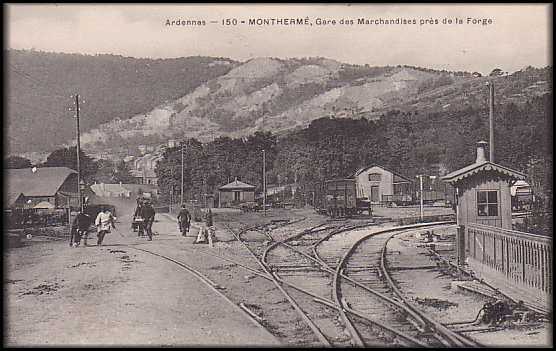 Gare des marchandises pres de la Forge